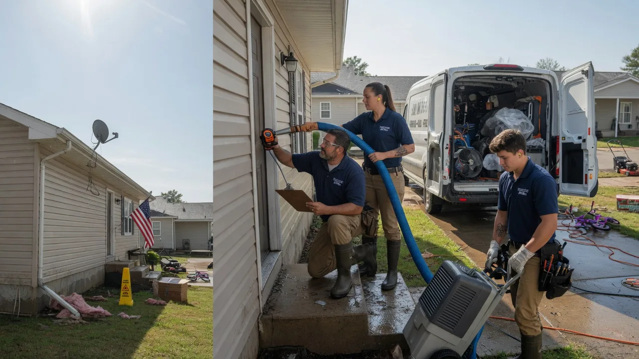 Ceiling Water Damage Restoration in Mclouth, KS near me